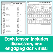Each lesson includes discussion and engaging activities