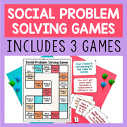 Social problem solving games includes 3 games
