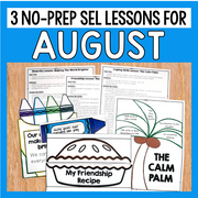 August No-Prep SEL Lessons