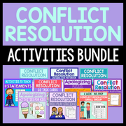 Conflict Resolution Activities Bundle With 10 Resources