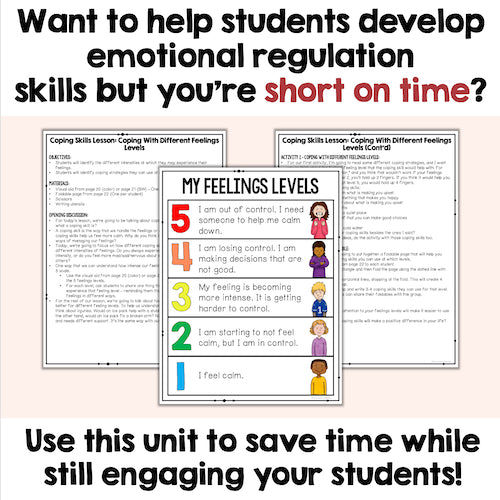 Educational materials for teaching emotional regulation skills with a focus on time-saving.
