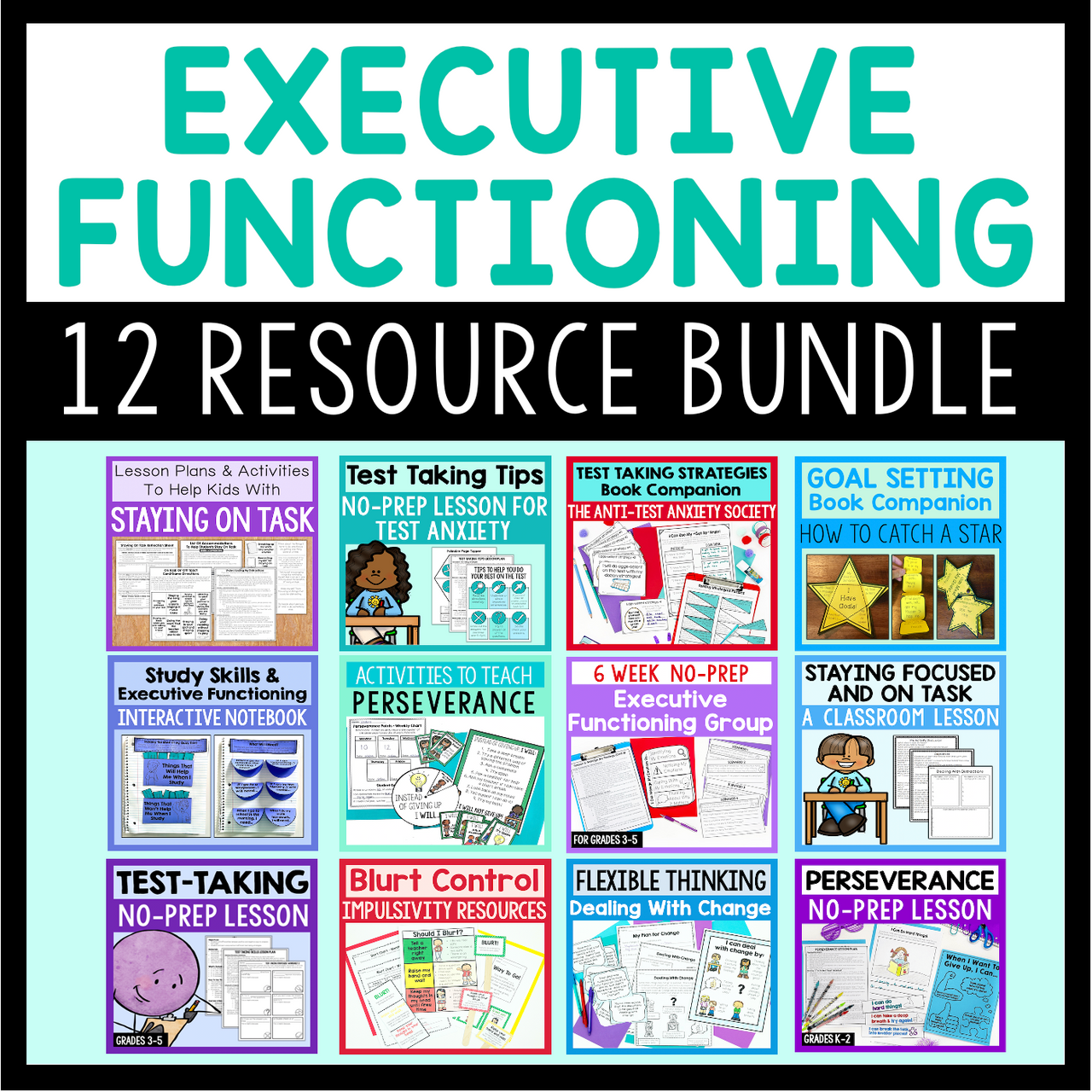 Executive Functioning Activities 12 Resource Bundle 
