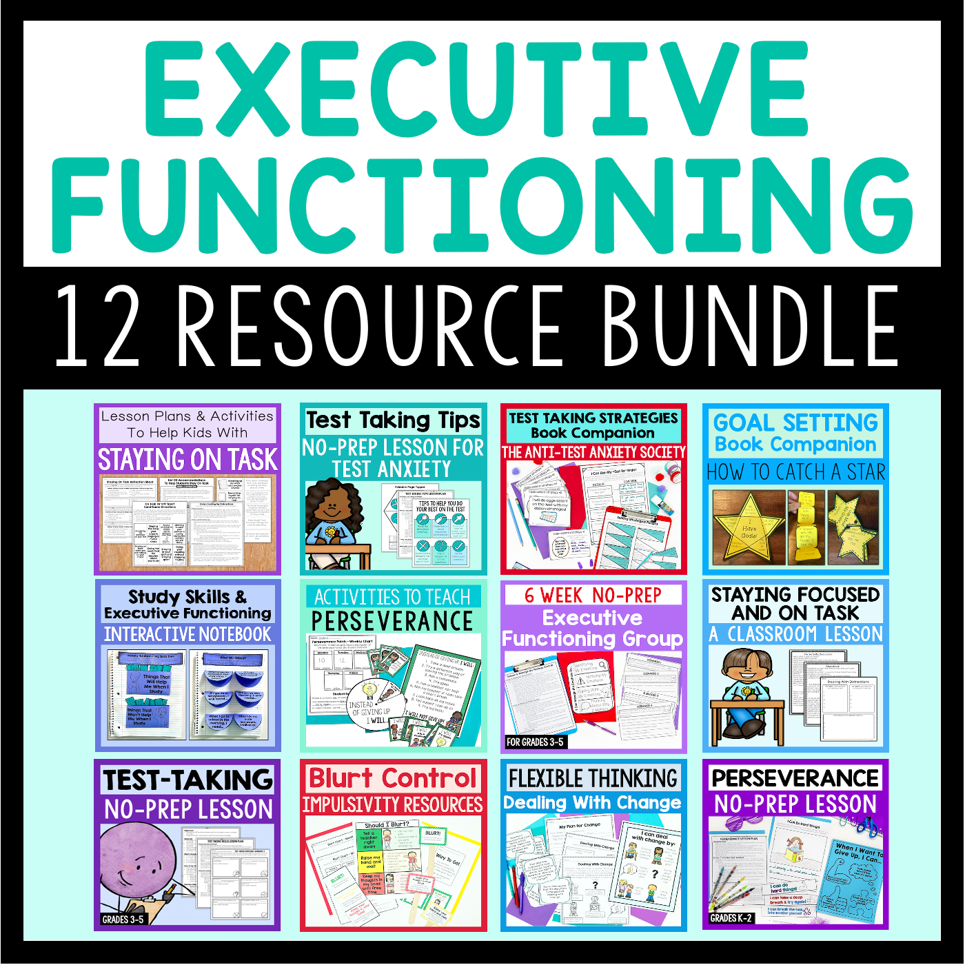Executive Functioning Activities 12 Resource Bundle 