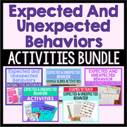 Expected And Unexpected Behaviors Activities Bundle