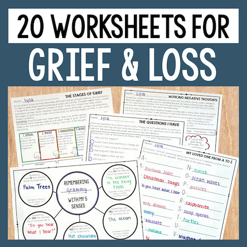 20 Grief And Loss Worksheets For Kids