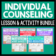 Individual Counseling Lesson & Activity Bundle
