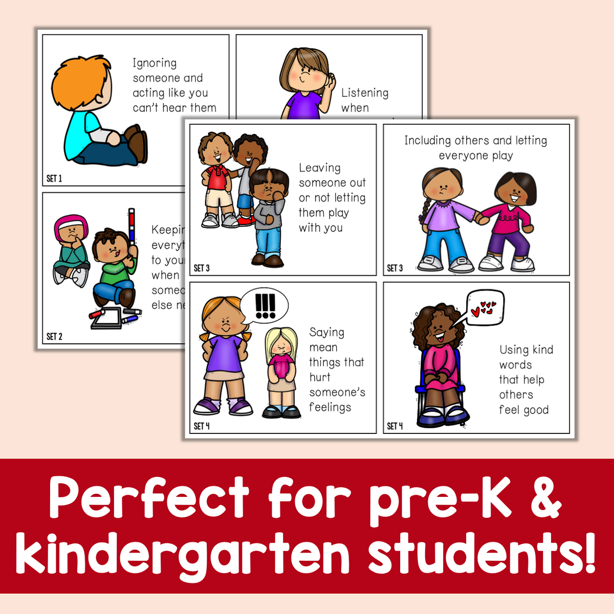 Perfect for pre-l and kindergarten students 