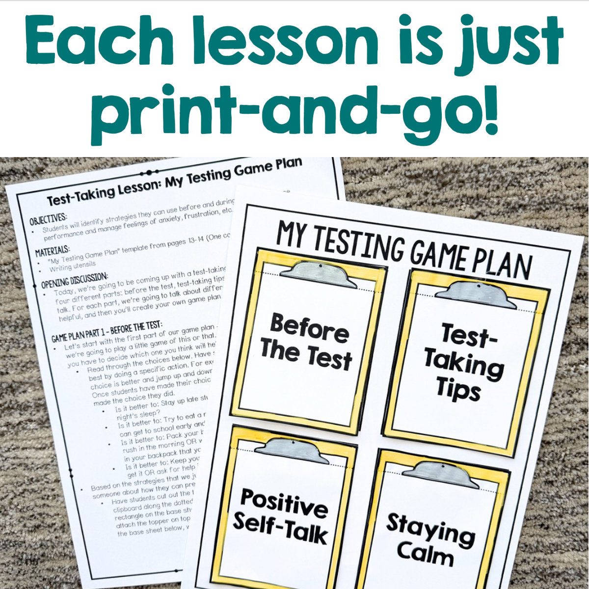 Sel Lessons Papers SEL No-Prep Lessons For March