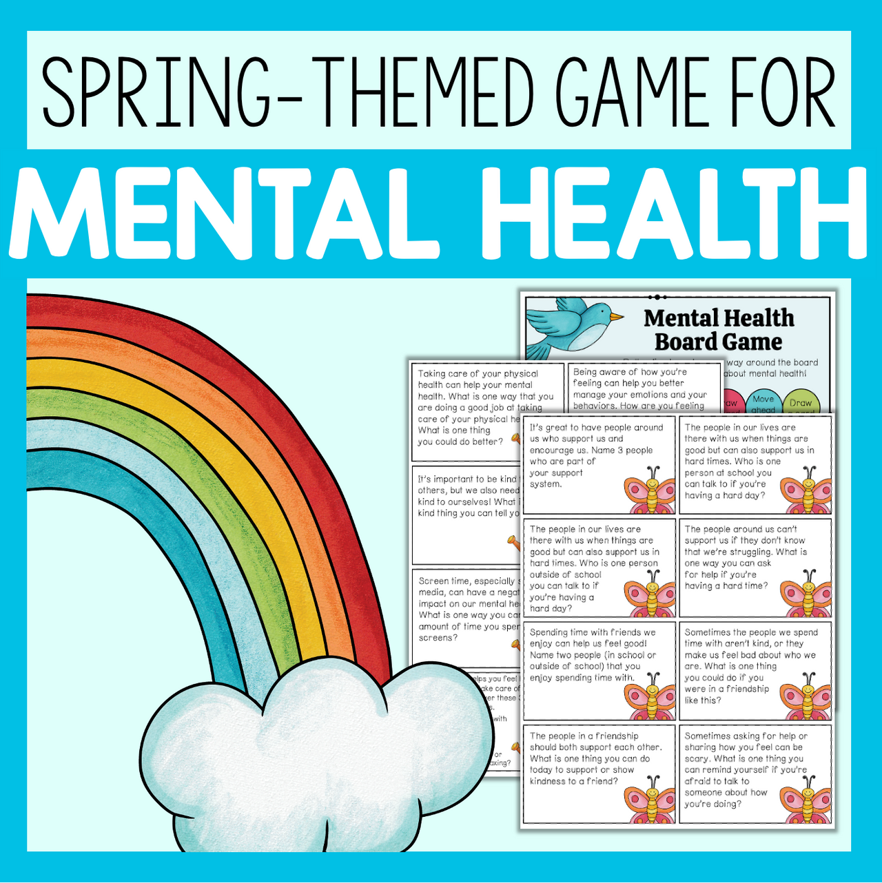 Spring-Themed Mental Health GAme