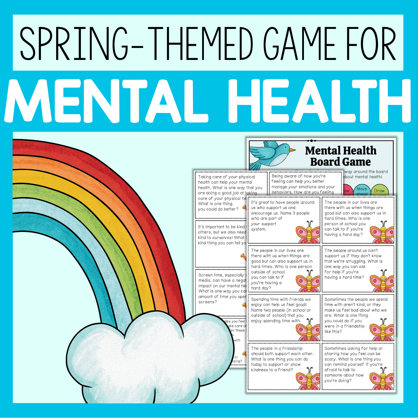 Spring-Themed Mental Health GAme