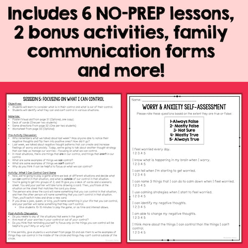 Educational materials with text on a pink background