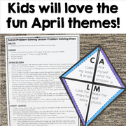 Kids will love the fun April themes