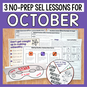 3 No-Prep SEL Lessons For October