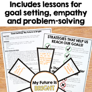 Includes lessons for goal setting, empathy and problem-solving