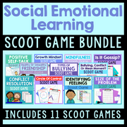 Social Emotional Learning Scoot Game Bundle - Includes 11 Scoot Games