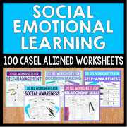 Social Emotional Learning 100 CASEL Aligned Worksheets