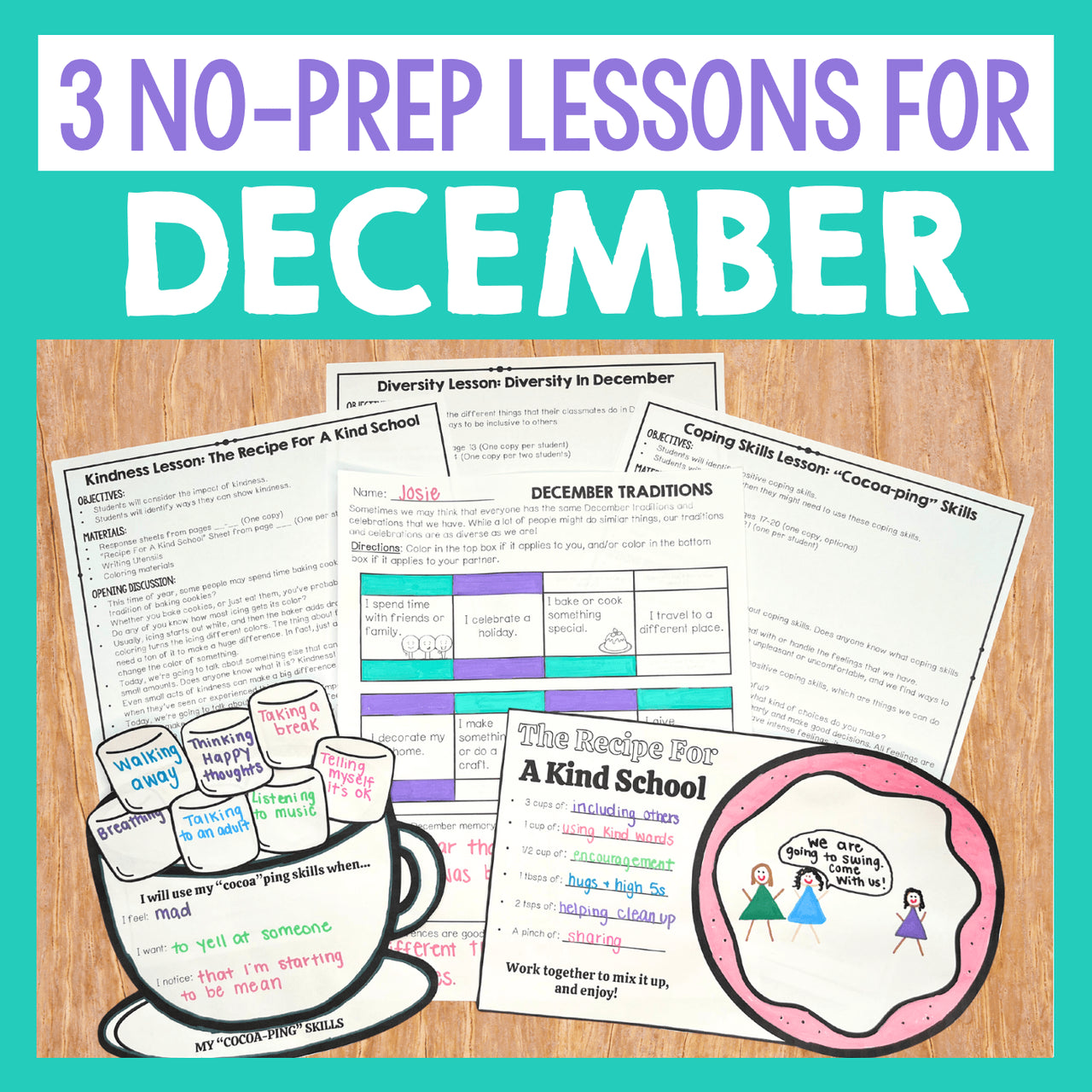 December SEL Lesson Pack (No-Prep!)