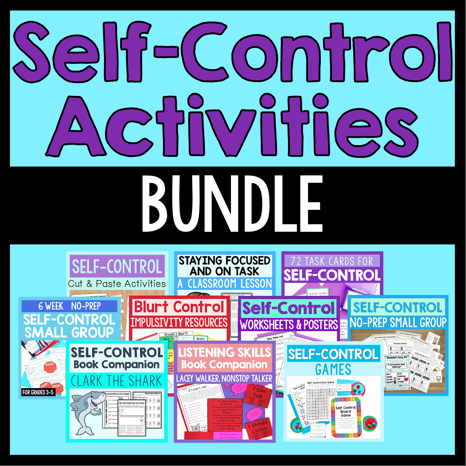Self-Control Activities Bundle