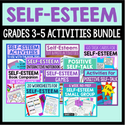 Self-Esteem Grades 3-5 Activities Bundle