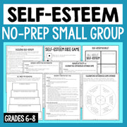 Self-Esteem No Prep Small Group For Grades 6-8