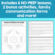 Includes 6 NO-PREP lessons, 2 bonus activities, family communication forms, and more!