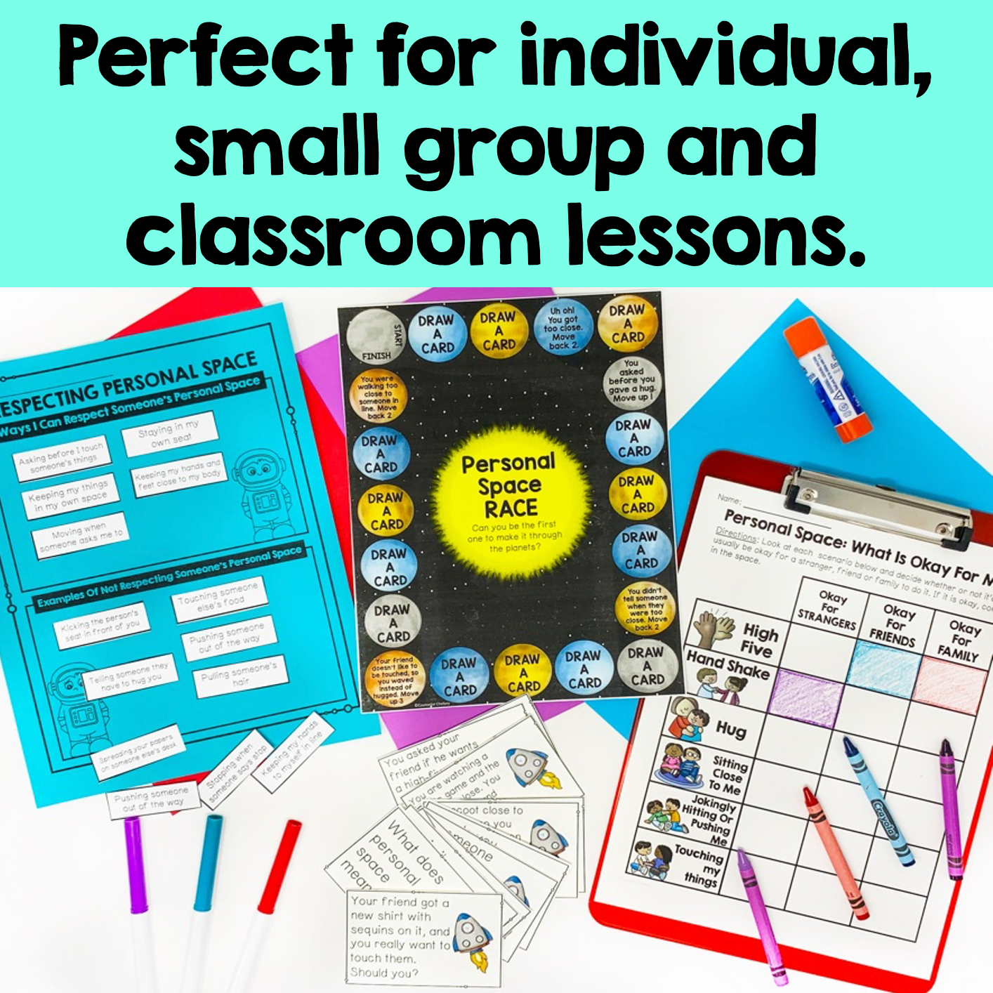 Perfect for individual, small group and classroom lessons.