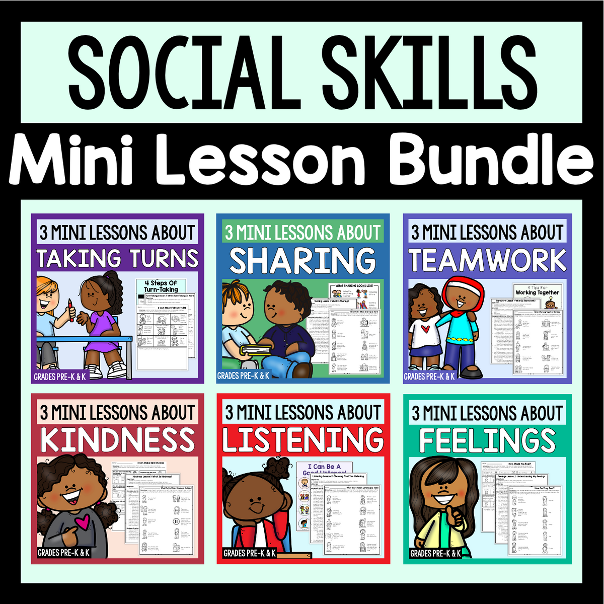 Social Skills Mini Lesson Bundle