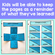 Kids will be able to keep the pages as a reminder of what they've learned
